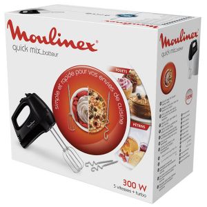 BATTEUR MOULINEX NOIR 300W